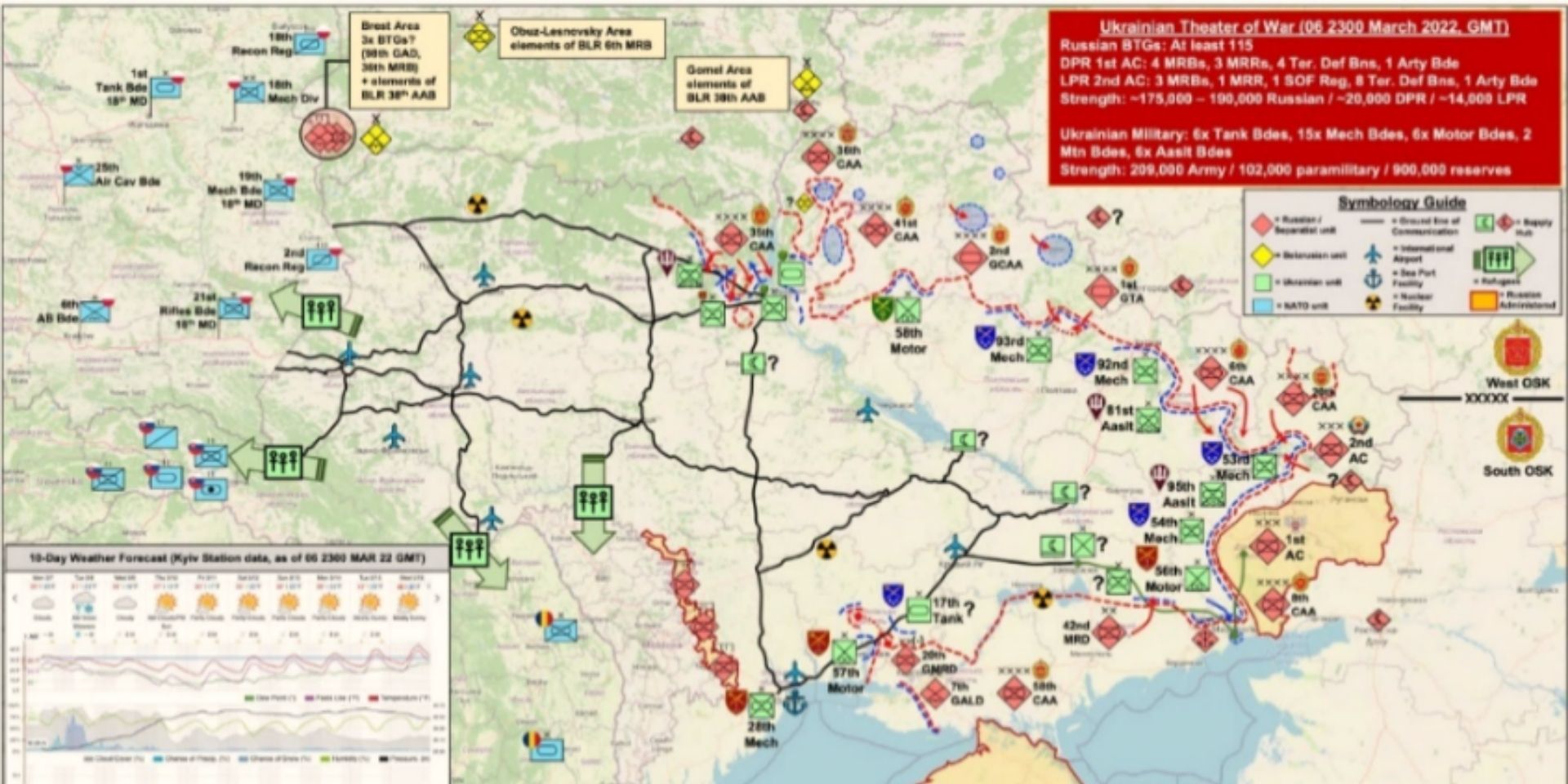 Cierre De Una Brújula Militar En Un Mapa De Rusia. Determinar La