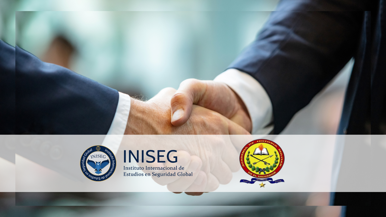 Firma convenio entre INISEG y la Academia de Hisotria Militar de El Salvador