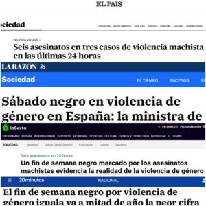 Titulares de Medios Españoles - Artículo Violencia de Género - España